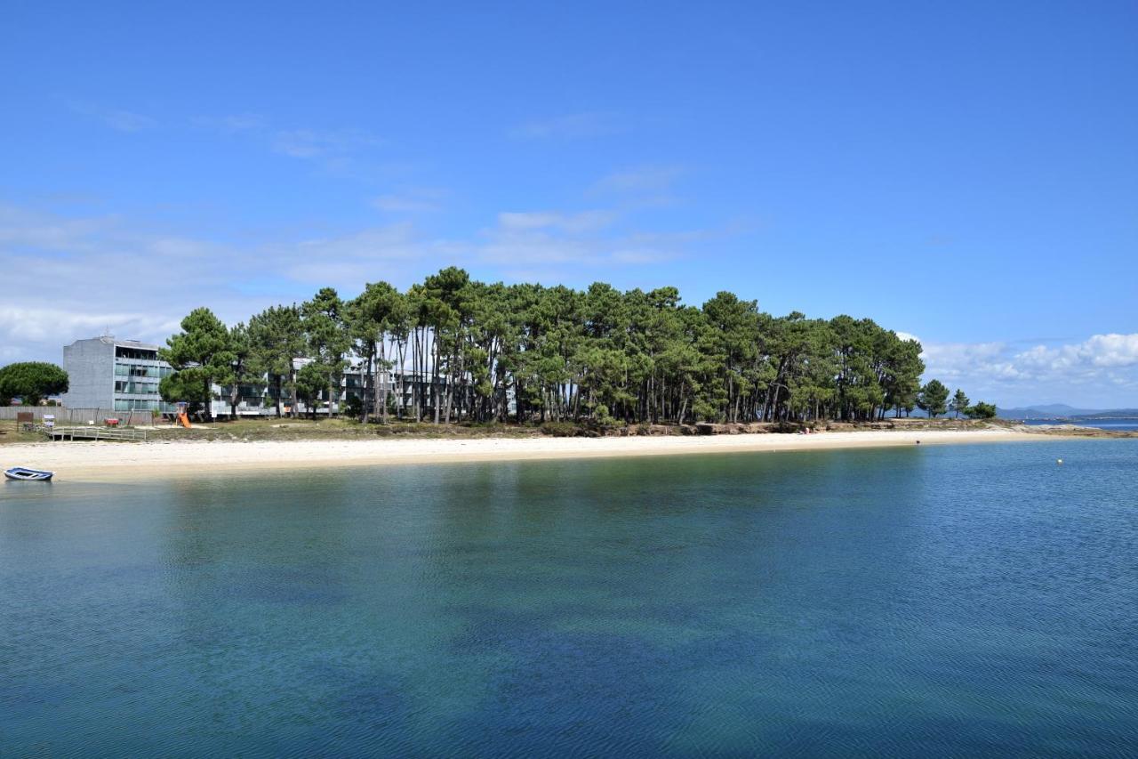Maravilloso Apartamento De Playa En La Paradisiaca Illa De Arousa Exteriör bild